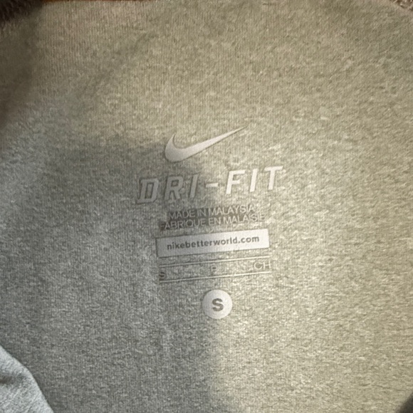 Nike Women's Long Sleeve Top - Gray and Orange - Picture 2 of 9